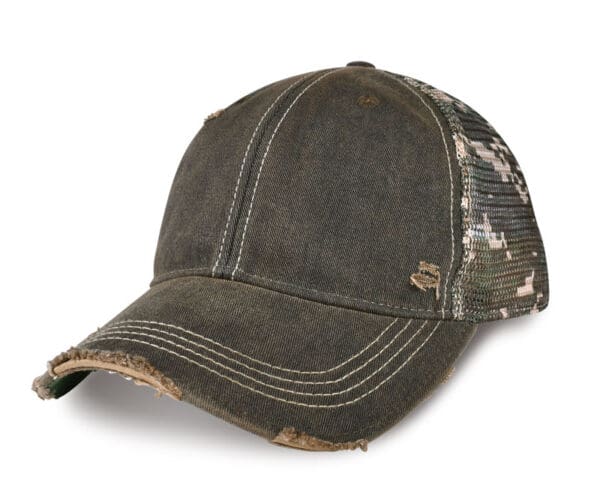 ODM Distressed 6 Panel Hat - Image 4