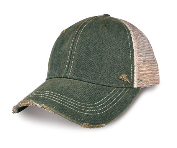 ODM Distressed 6 Panel Hat - Image 7