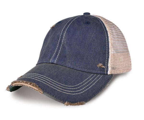 ODM Distressed 6 Panel Hat - Image 9