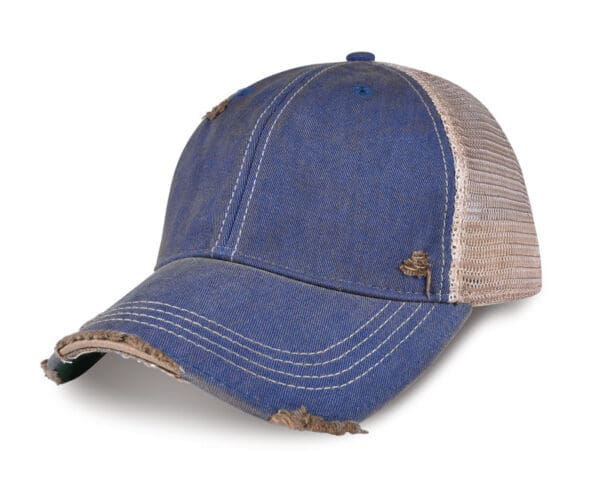 ODM Distressed 6 Panel Hat - Image 15