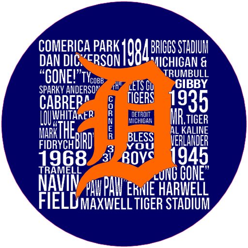 Detroit Tigers Collective DECAL