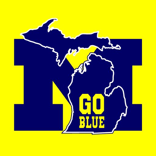 M GO BLUE w/Michigan