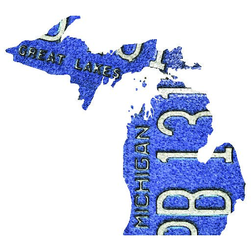 Michigan License Plate