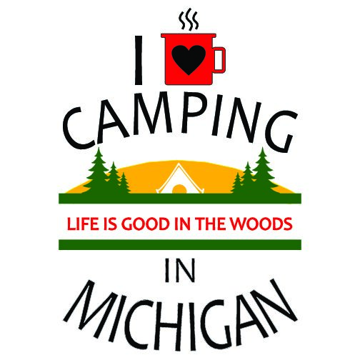 I love camping in Michigan